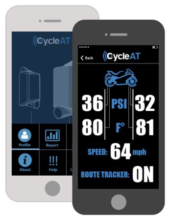 CycleAT tyre pressure monitor