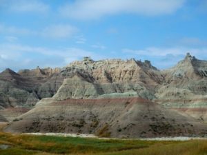 Easy rider in the badlands