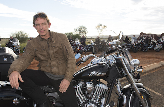 Ian Moss with Indian and Victory riders