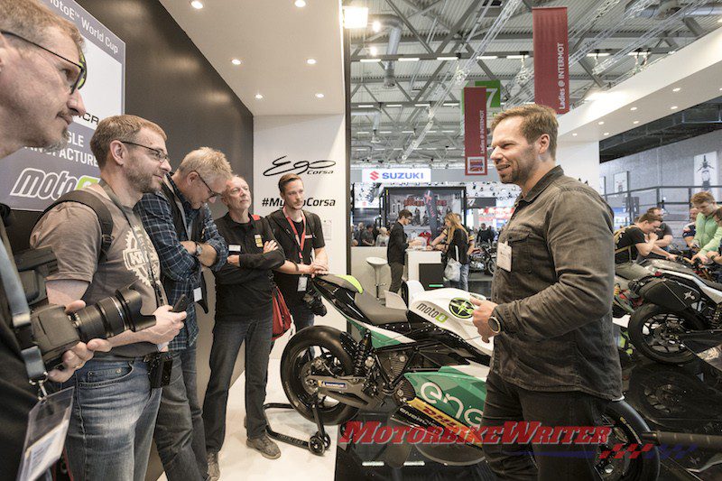 Energica at Intermot (Image: Intermot) plug