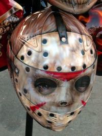 jason mask motorcycle helmet