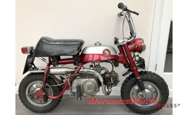 John Lennon Honda monkey bike