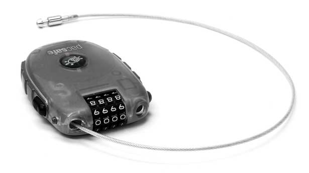 Cable lock for ratchet helmet