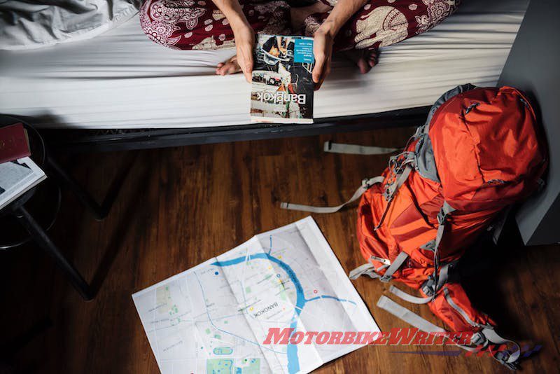 How to pack for a long motorcycle tour