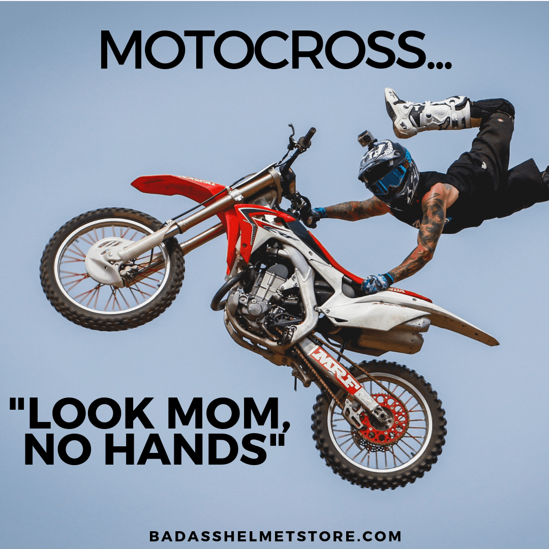 Look Ma, No Hands - Motocross Meme