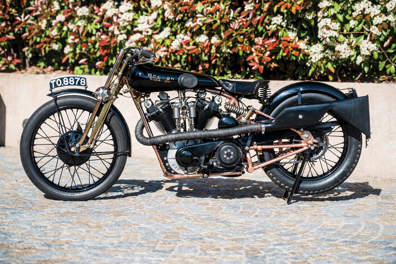 1928 Brough Superior SS100 called “Moby Dick”