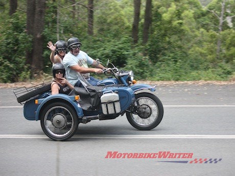 motorcycle wave