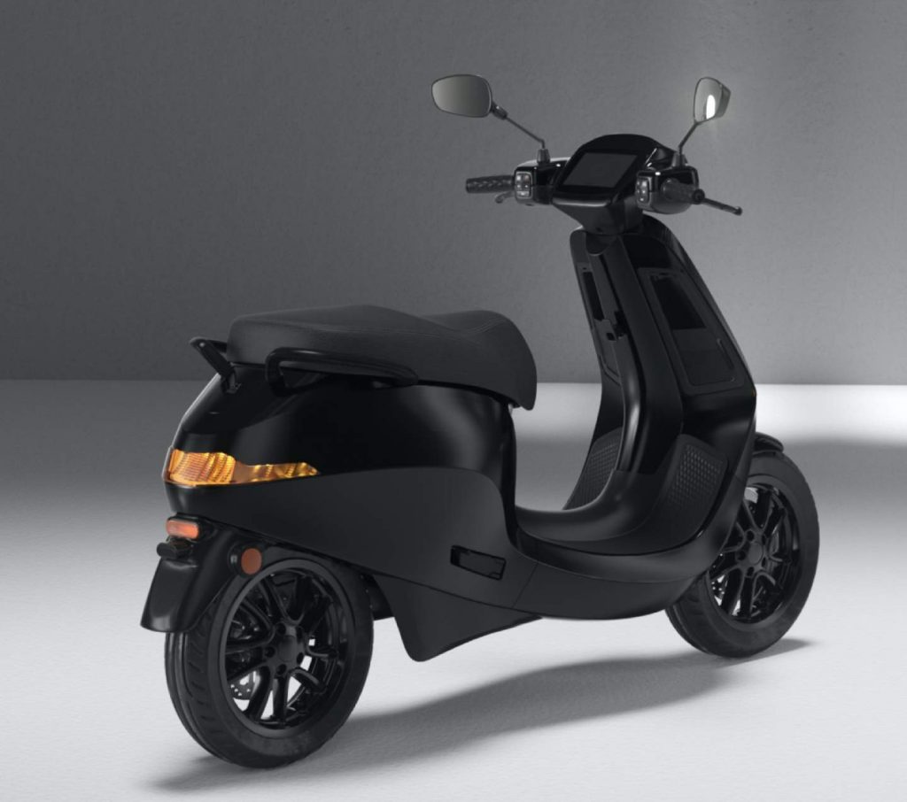 A back view of the Ola Electric S1 Scooter