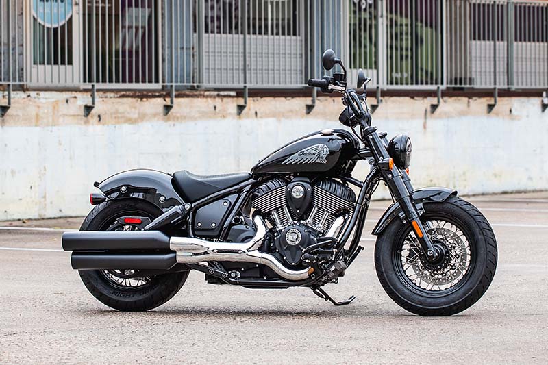  Indian's new 2021 Chief Bobber Motorcycle in black