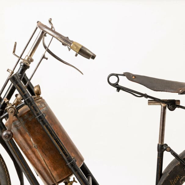 This 1894 Hildebrand & Wolfmüller is listed as the world's oldest production motorcycle. Media sourced from Bonhams.