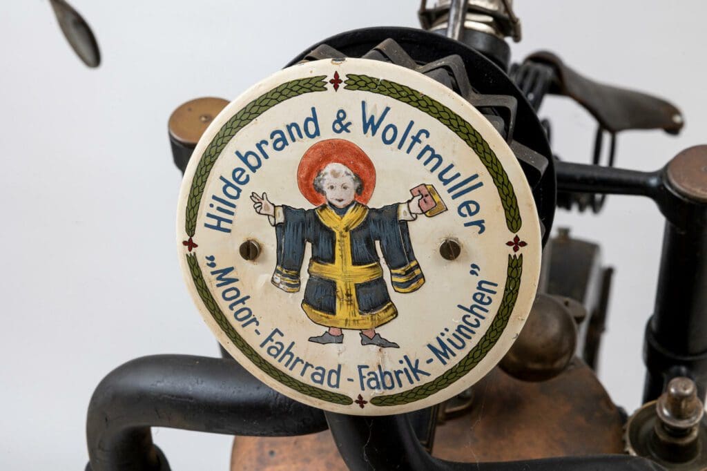 This 1894 Hildebrand & Wolfmüller is listed as the world's oldest production motorcycle. Media sourced from Bonhams.