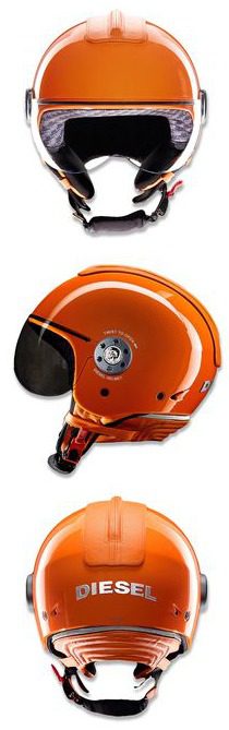 orange mowie diesel helmet