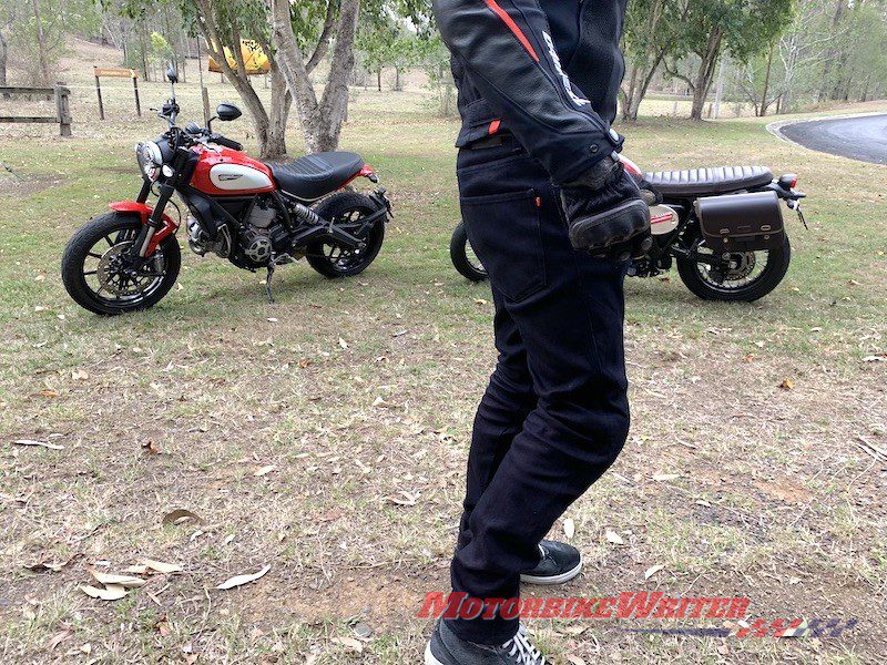 Pando Moto Dyneema versus Cordura rider jeans