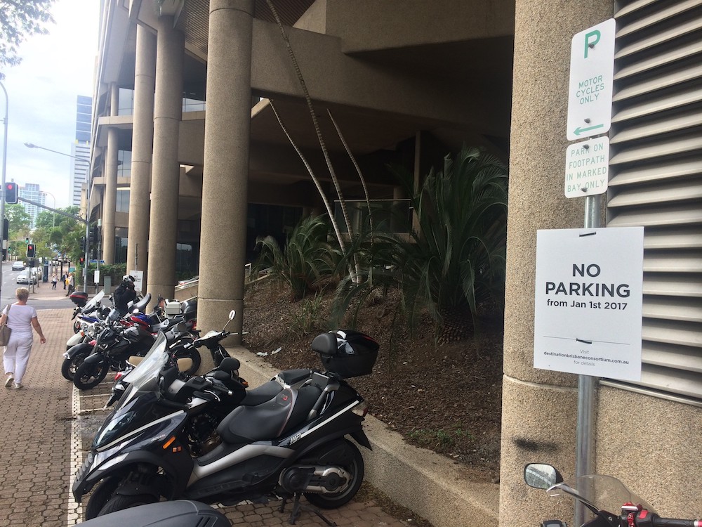 Fight on for lost motorcycle parking