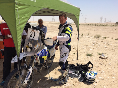 Scott Britnell hopes to compete in the 2017 Dakar Rally