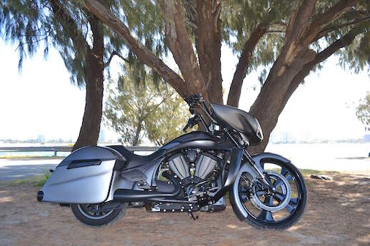 Victory Cross Country custom baggerVictory Cross Country custom bagger