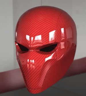 red hood helmet concept