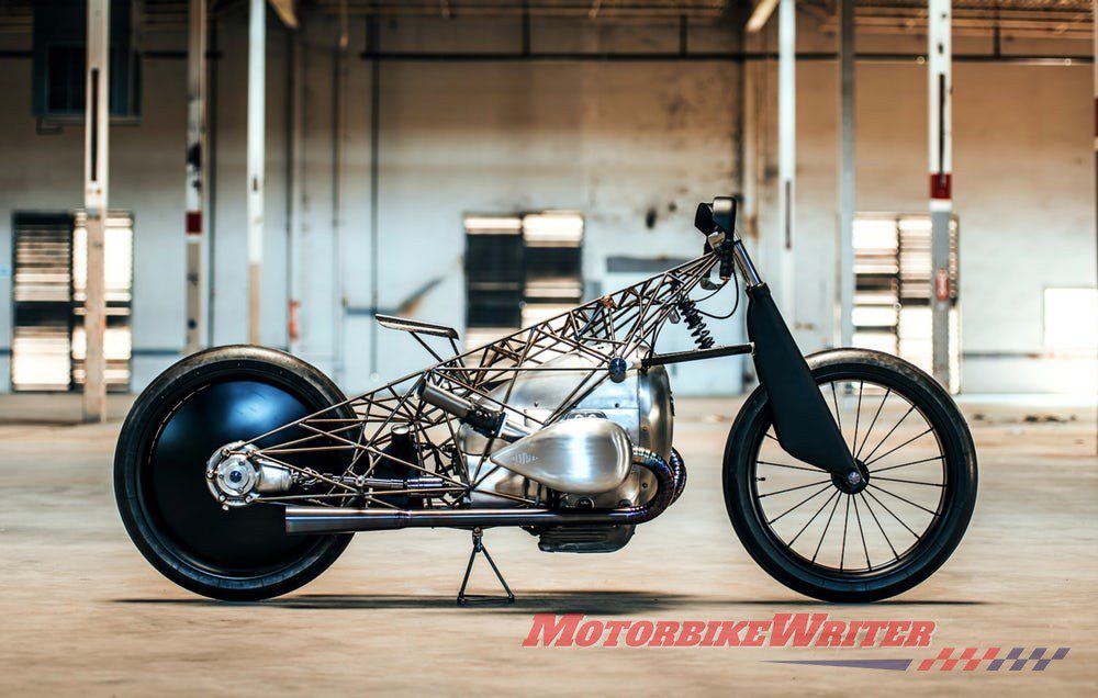 Revival Cycles Birdcage custom motorcycle big boxer