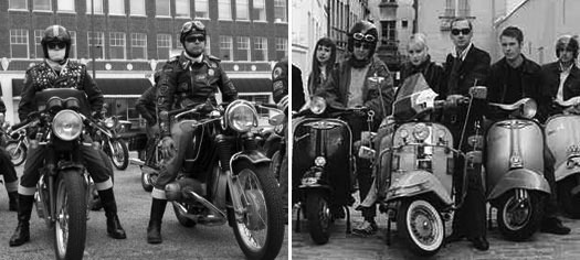 Rockers and mods