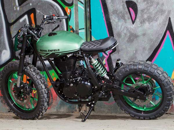 Royal Enfield Classic 500 Green Fly custom