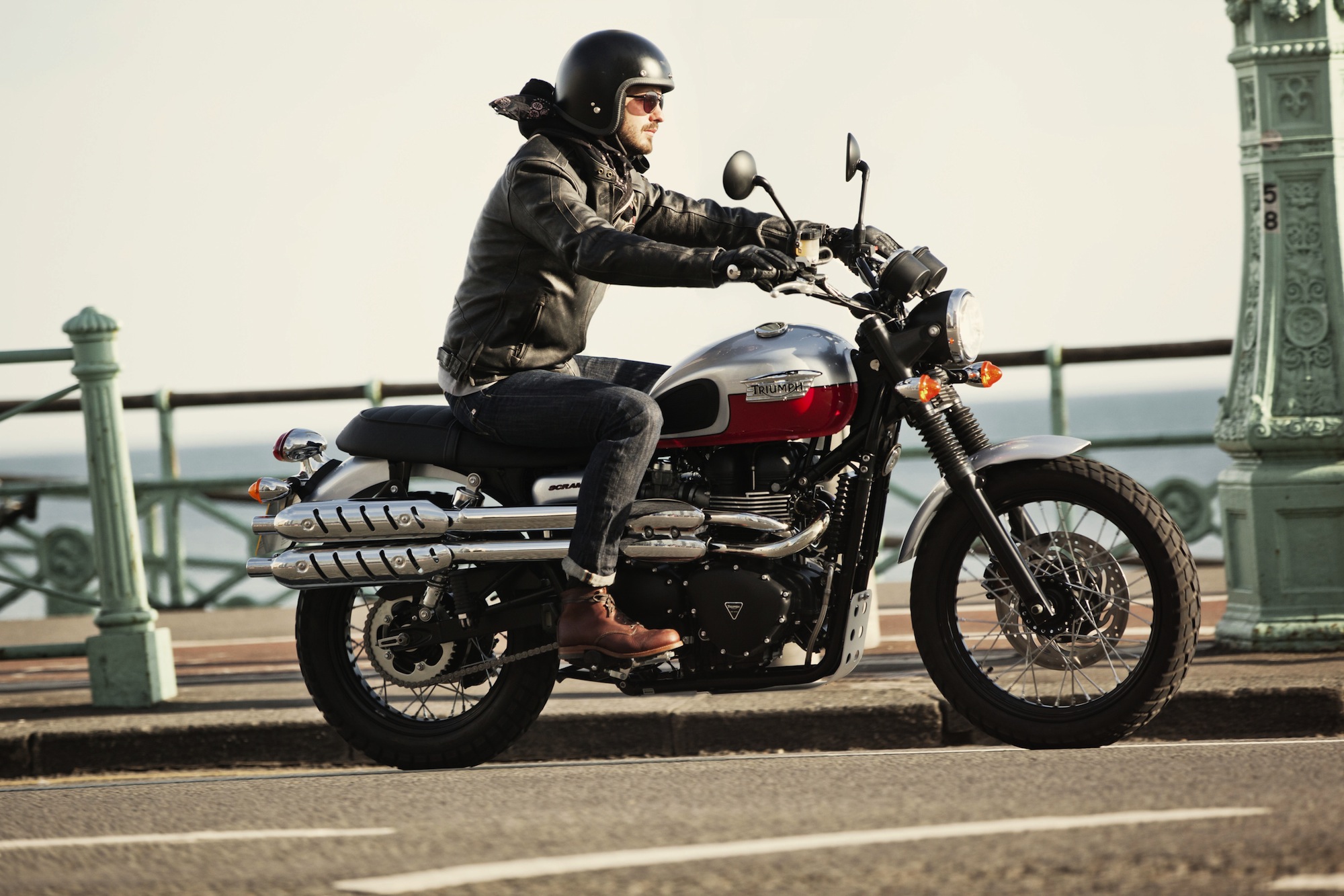 Triumph Bonnevilles Scrambler