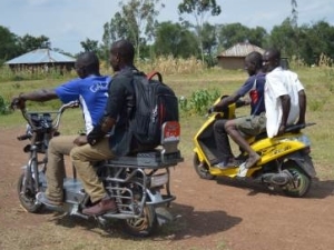 Nairobi solar powered motorbike taxis