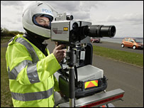Scottish mobile motorcycle speed cameras