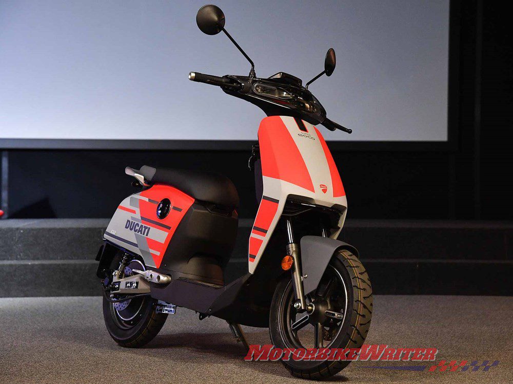 Ducati Super SOCO electric scooters