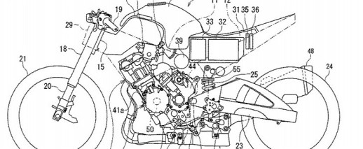 Suzuki hybrid motorcycle patent