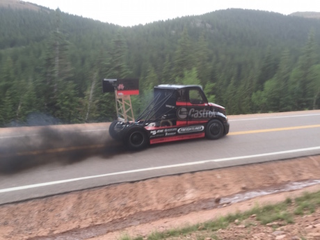 Freightliner delights the Pikes Peak crowdFreight liner delights the crowd