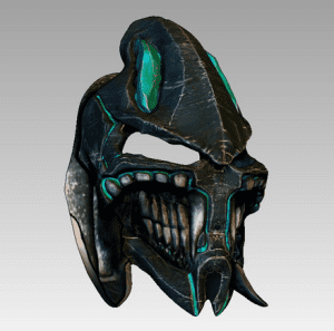 underworld helmet 3d concept