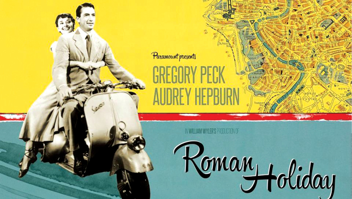 Vespa Roman Holiday Audrey Hepburn Gregory Peck