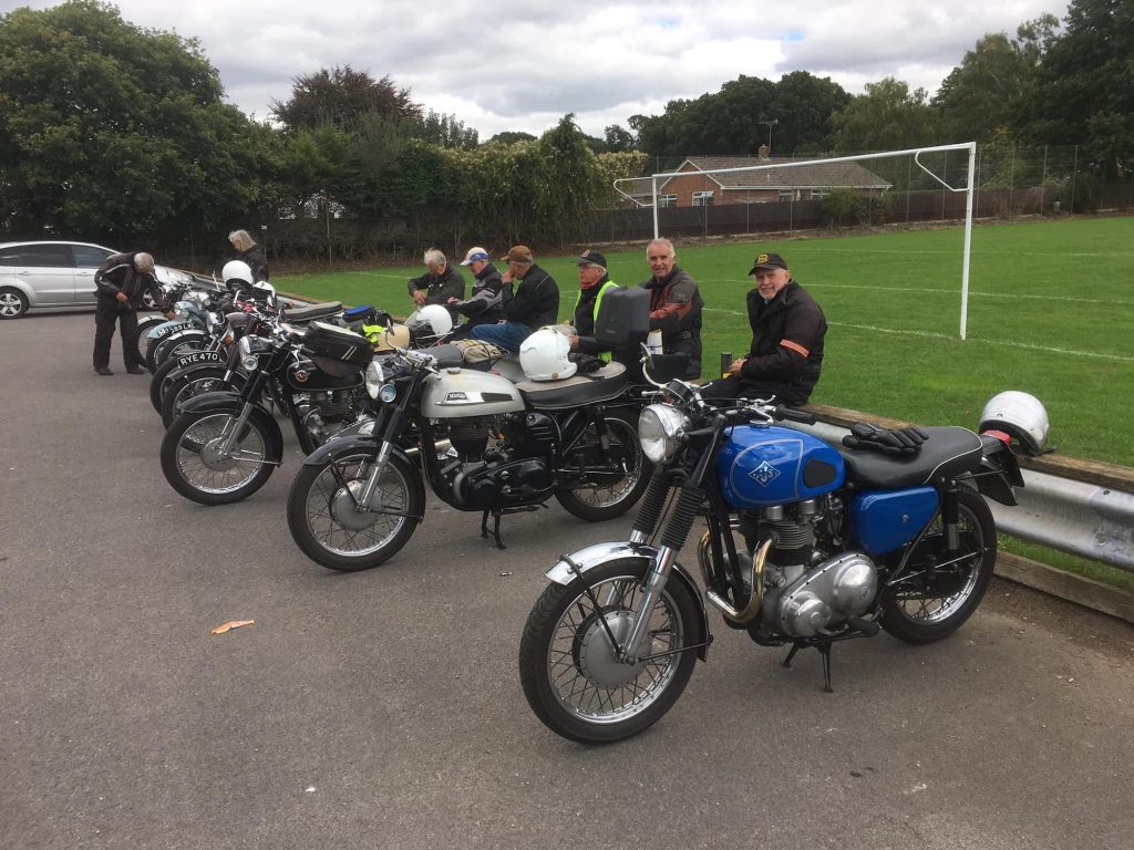 A view of the bikes (and riders) connected with the Vintage Motor Cycle Club. Media sourced from the VMCC's Facebook page.