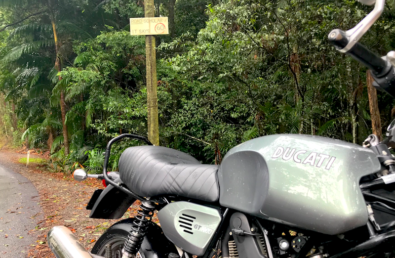 Five reasons to go riding in the rain Ducati GT1000 waterproof wet