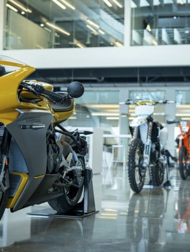 A view of Pierer Mobility's new headquarters. Media sourced from VurbMoto.