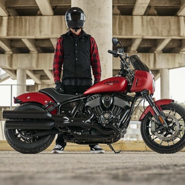 A view of Indian's Sport Chief - the very same bike that will be undergoing a facelift from three builders, all directed by Carey Hart. Media sourced from Indian Motorcycles.