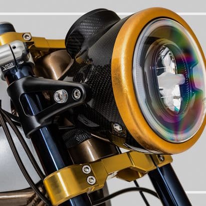A view of Langen's Two-Stroke machine, representing the hinted vestiges of a new mystery build from the brand. Media sourced from Langen Motorcycles.