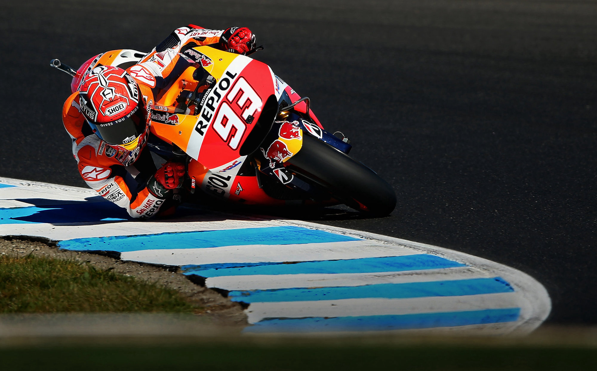 Marc Marquez on the MotoGP track. Media sourced from The New York Times.