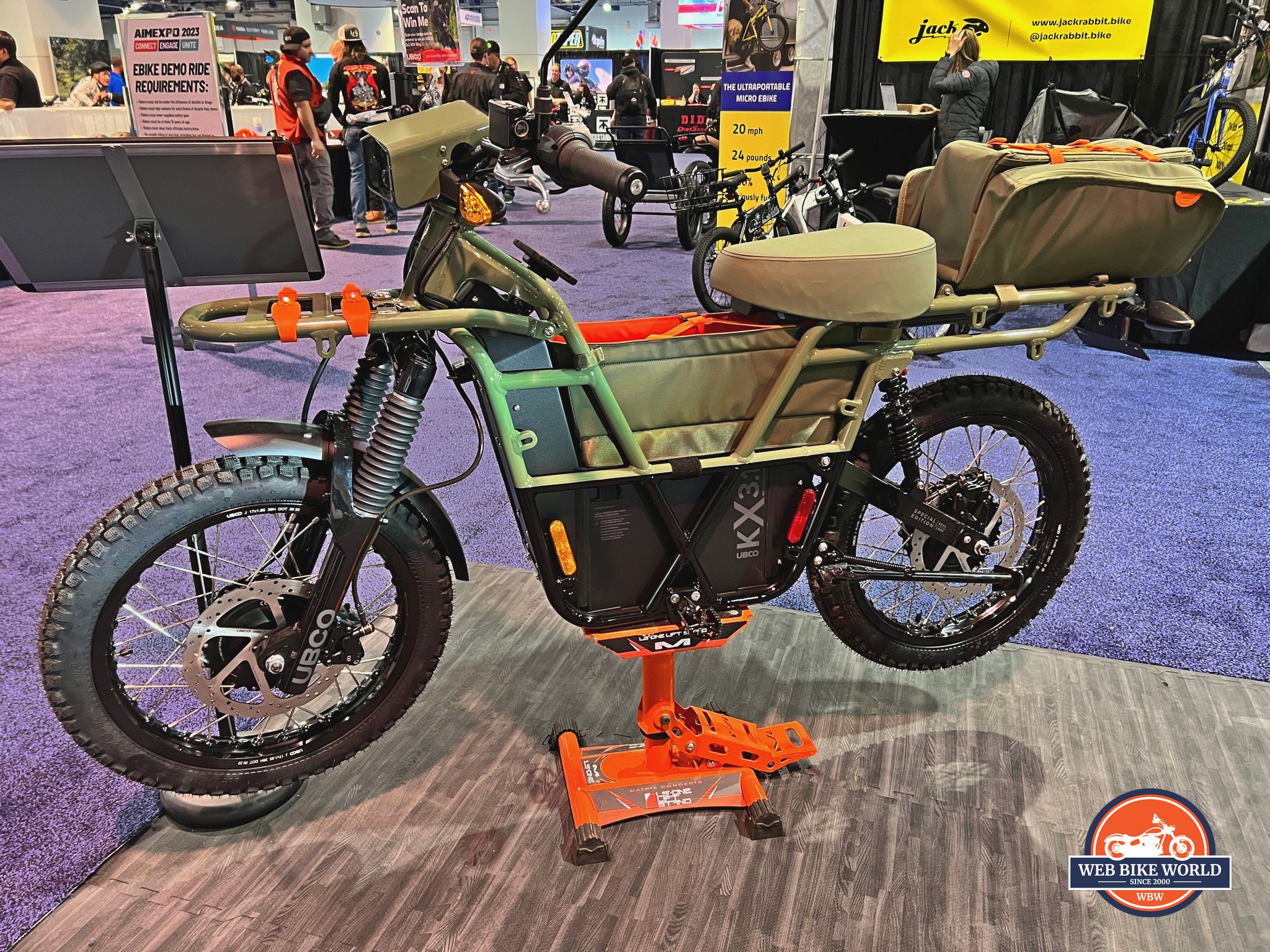 2 wheel drive electric motorcycle
