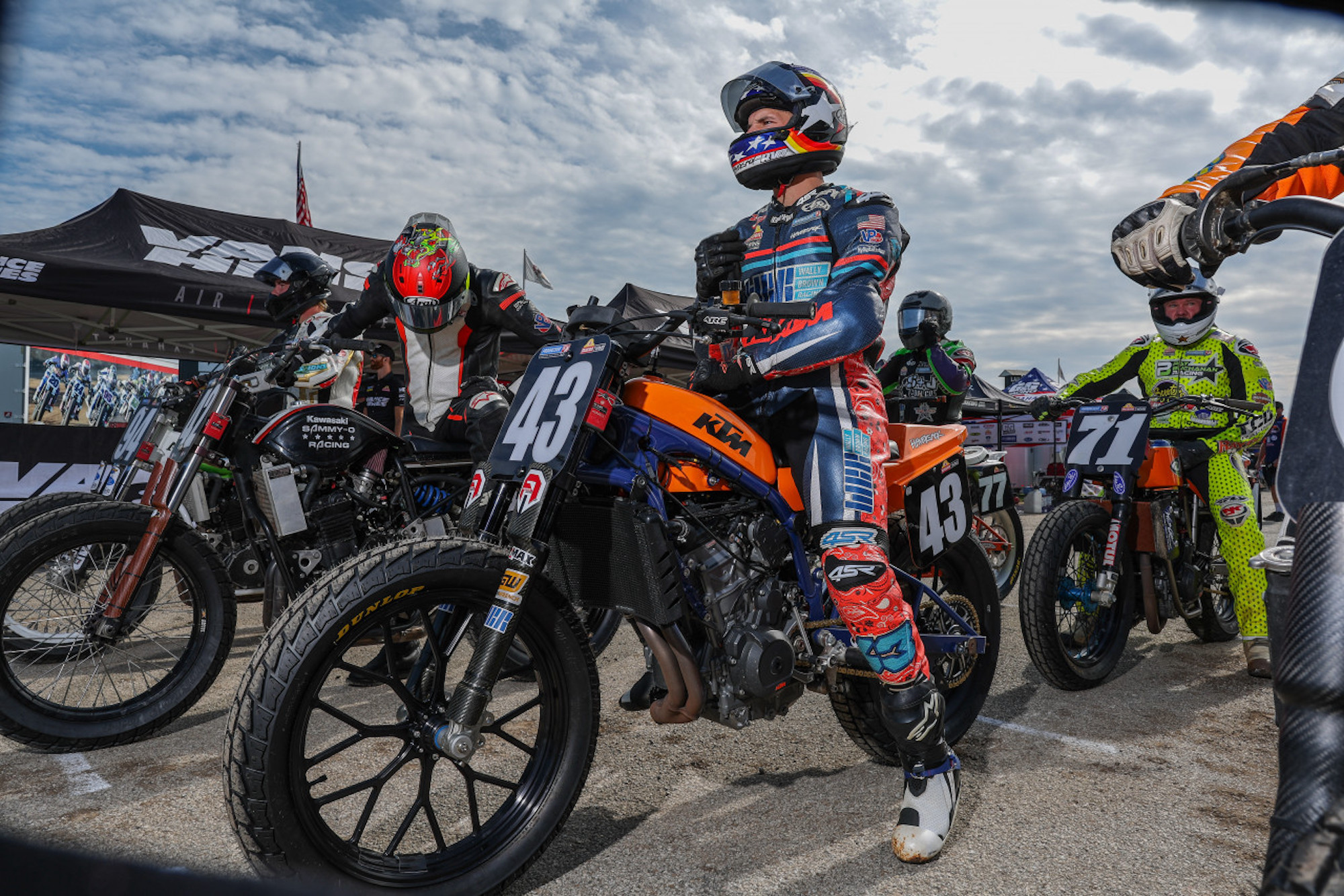 A view of last year's American Flat Track efforts. Media sourced from Progressive AFT.