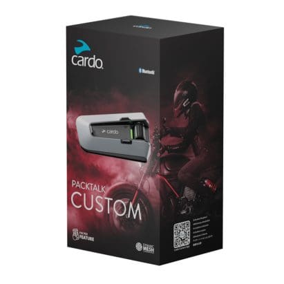 A view of Cardo's new PackTalk Custom, showing off a three-tier subscription plan. Media sourced from Cardo.