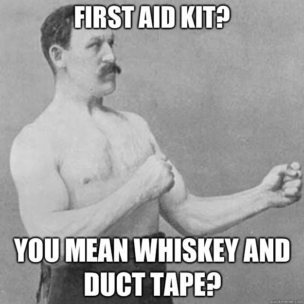 Motorcycle First Aid meme