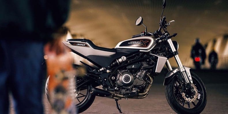 A view of Harley-Davidson's 2023 X350, the RA variant of which will be headed for America's HD Riding Academy. Media sourced from Motorcycle.com.