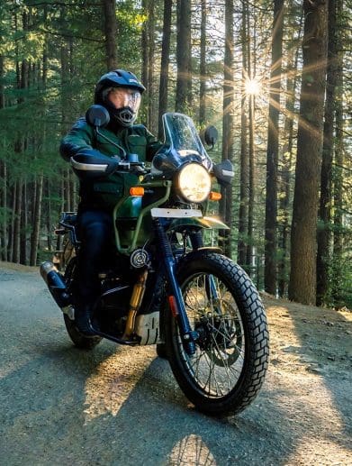 A view of Royal Enfield's Himalayan. Media sourced from Royal Enfield.