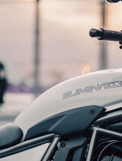 Kawasaki's Eliminator 400, which has been debuted to Japan's markets. Media sourced from TV9.