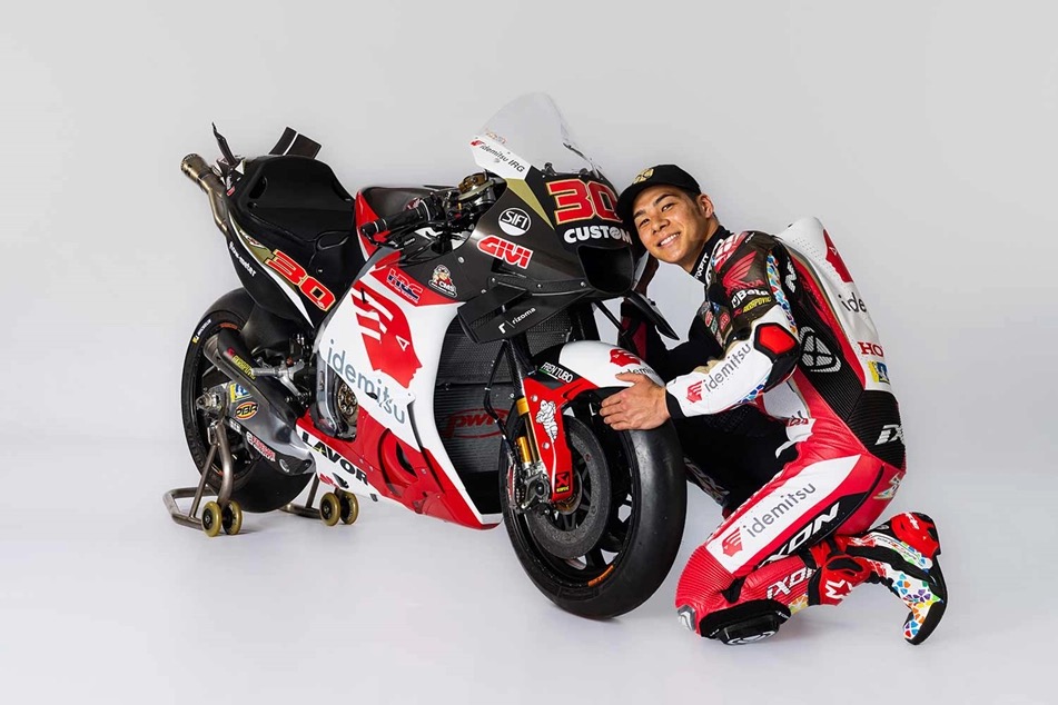 A view of Honda's livery for MotoGP. Media sourced from MCN.