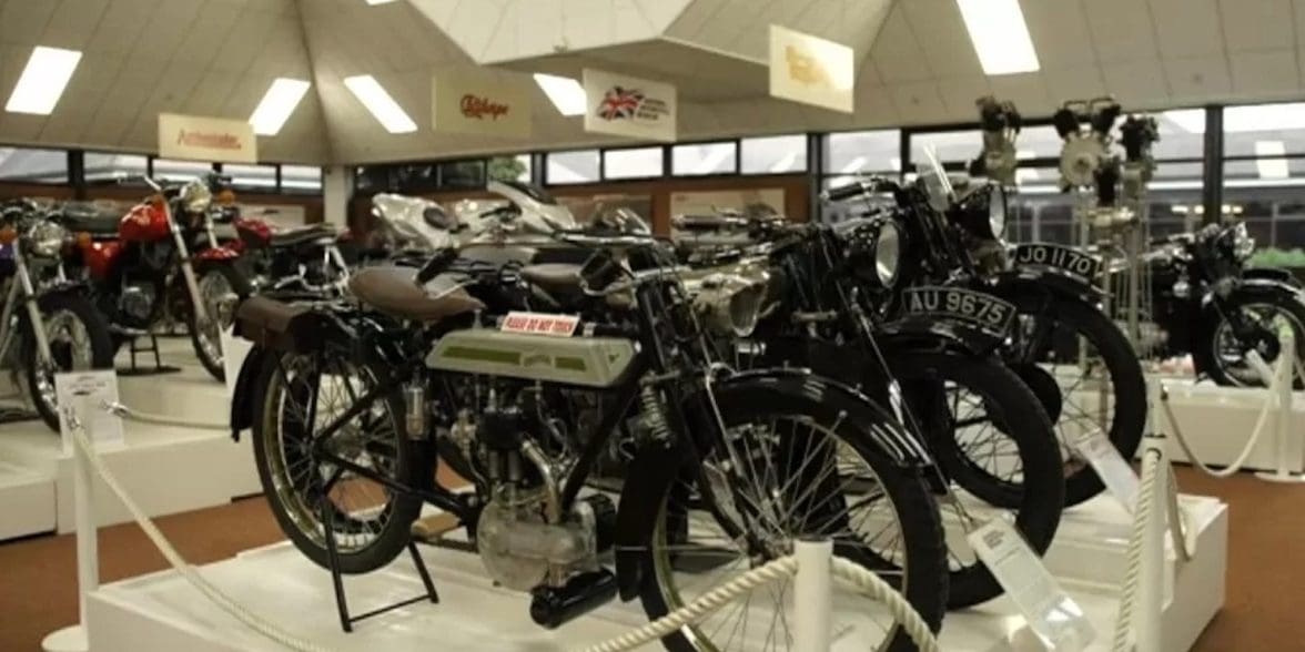 the national motorcycle museum in the UK. Media sourced from BBC.