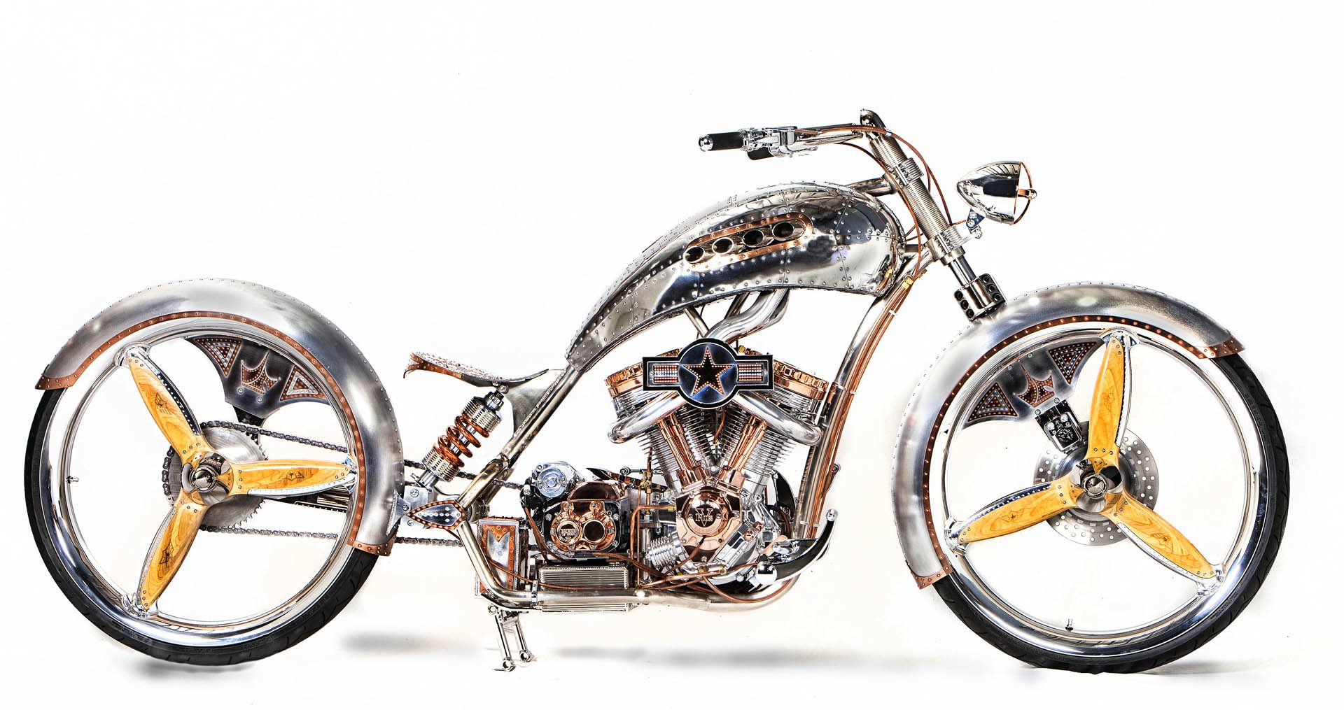 P-51 Mustang Custom Motorcycle by Paul Jr. Designs