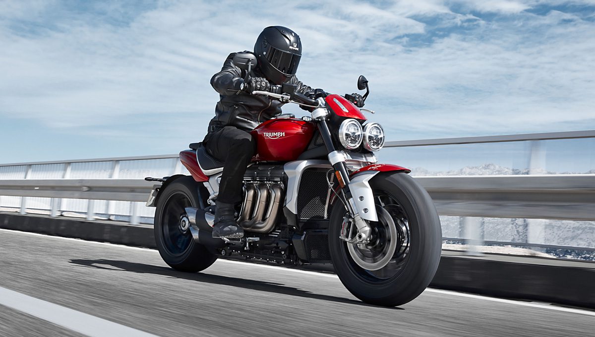 Red 2020 Triumph Rocket 3 R