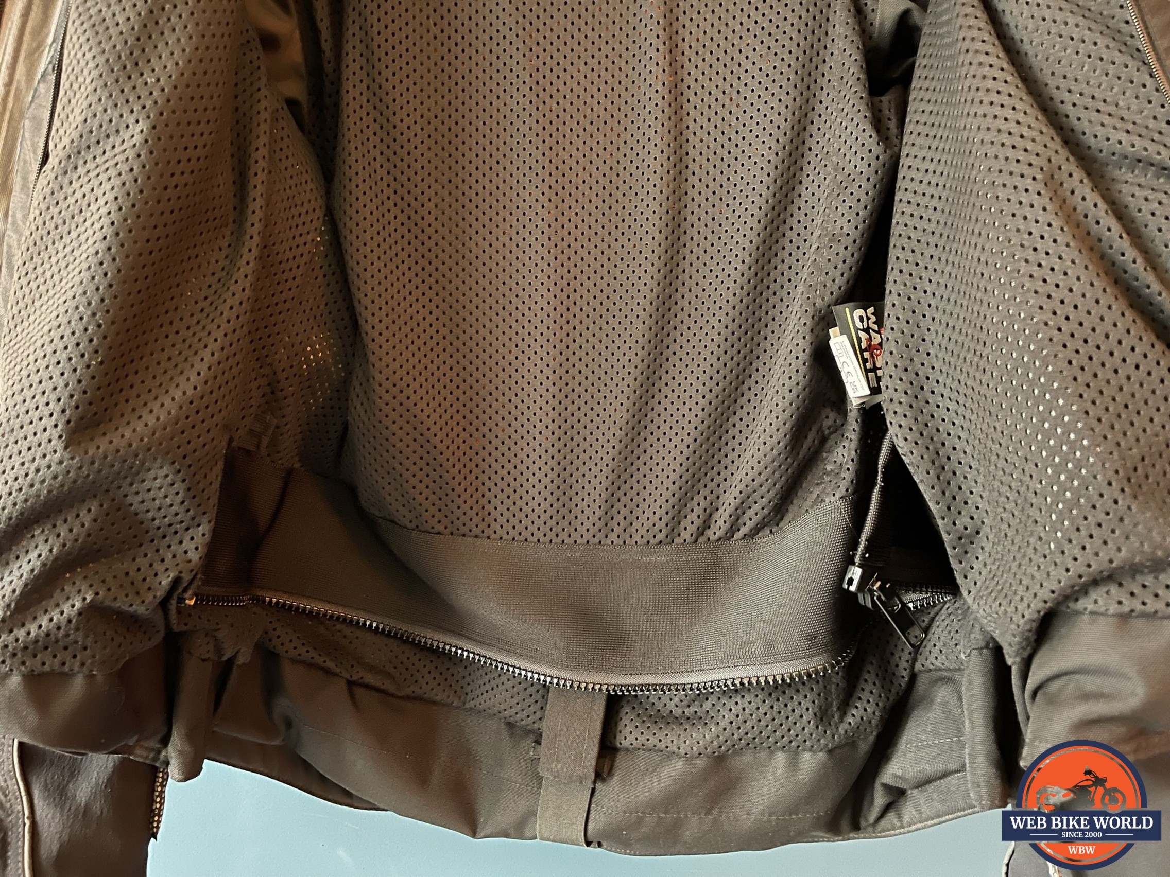 Jacket zip connector for the Rukka Comforina pants